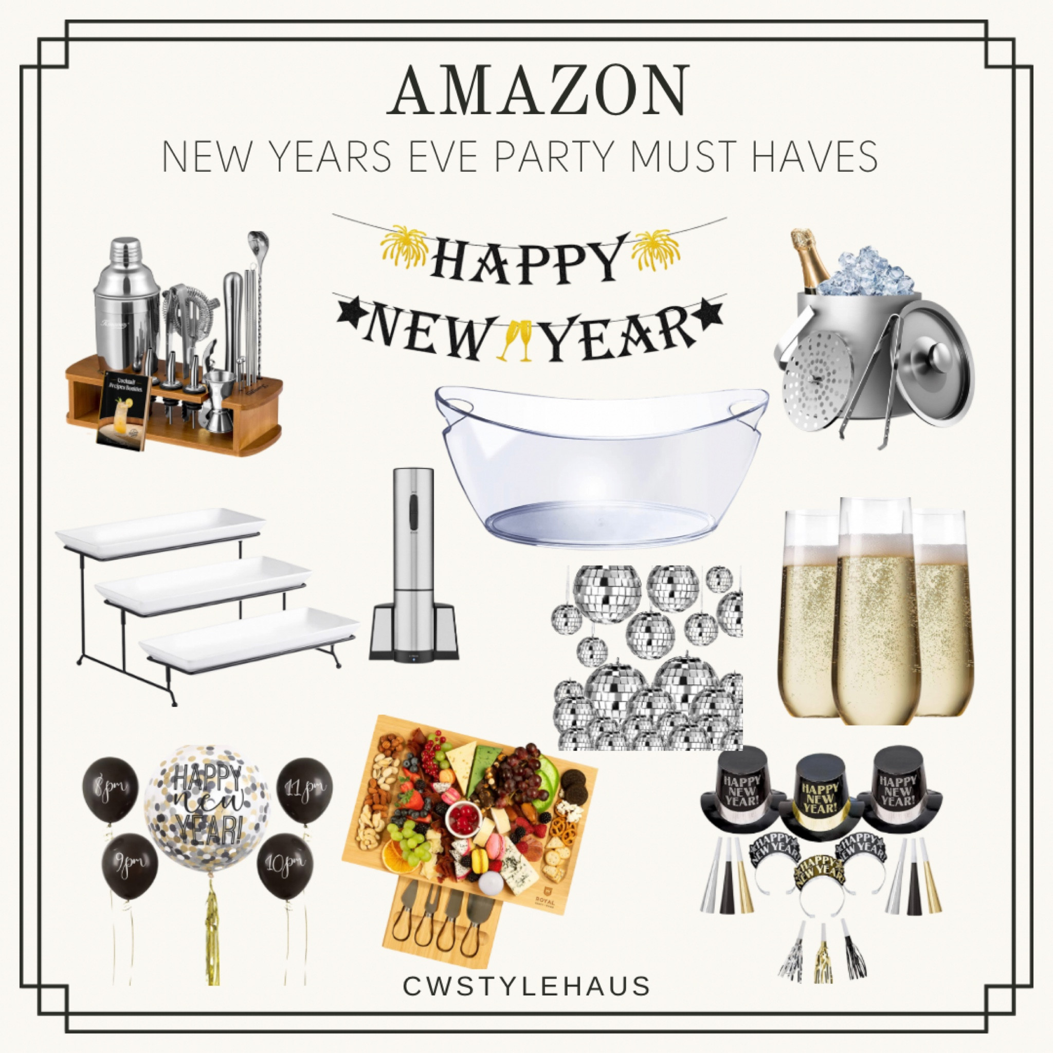 A M A Z O N //  NYE Party Must haves

#LTKhome #LTKHoliday #LTKunder50