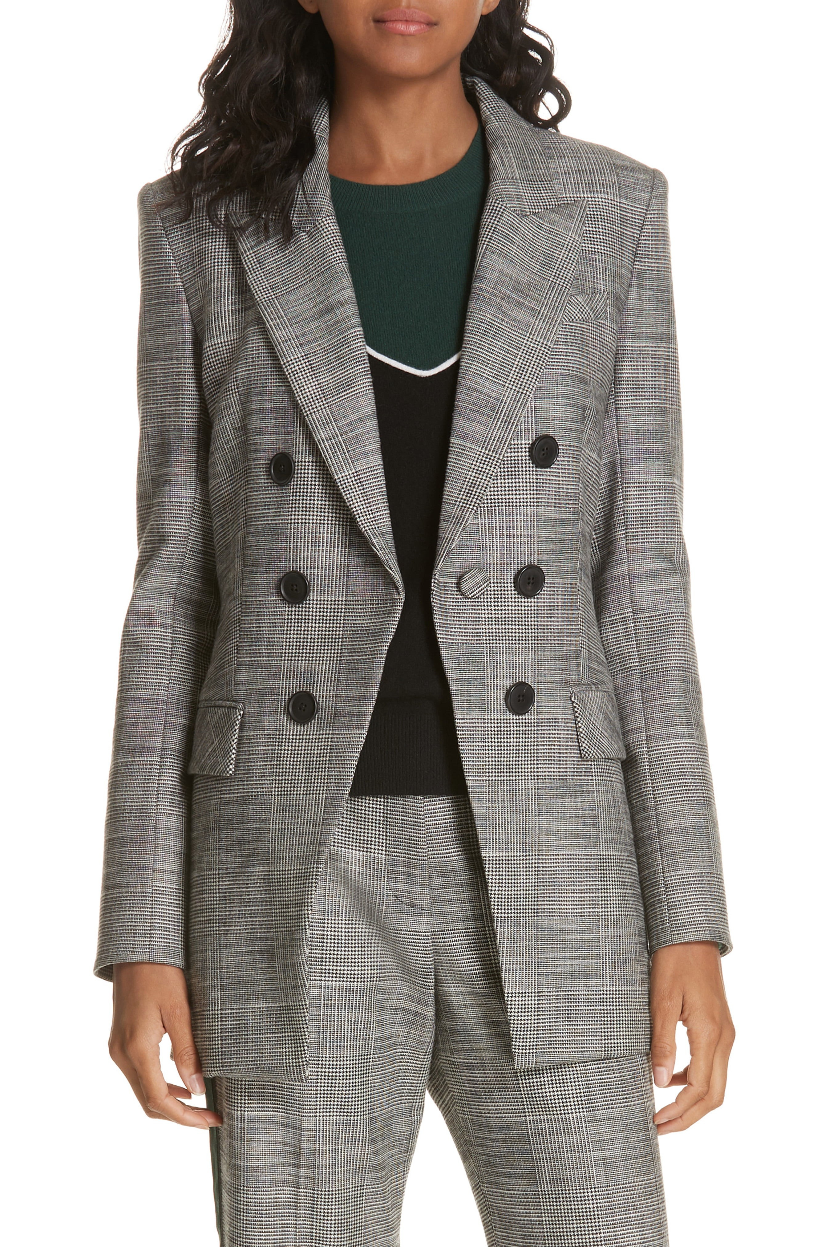 Veronica Beard Fortuna Check Dickey Jacket | Nordstrom