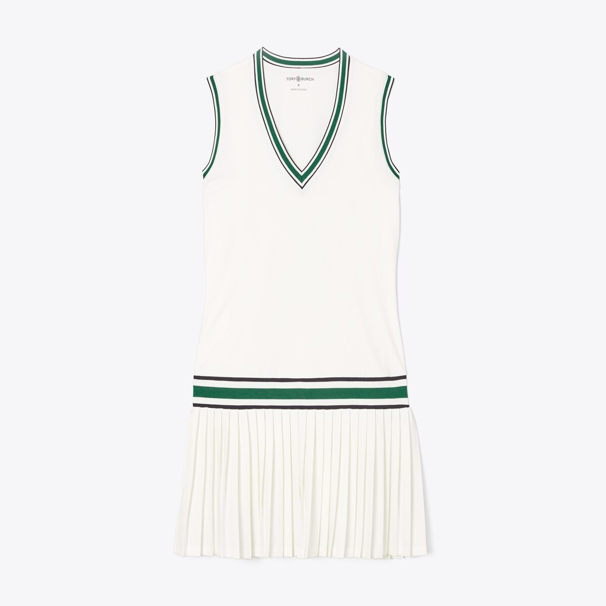 PERFORMANCE V-NECK TENNIS DRESS | Tory Burch (US)