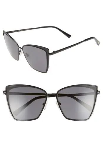Women's Diff Becky 57Mm Sunglasses - Black/ Grey | Nordstrom