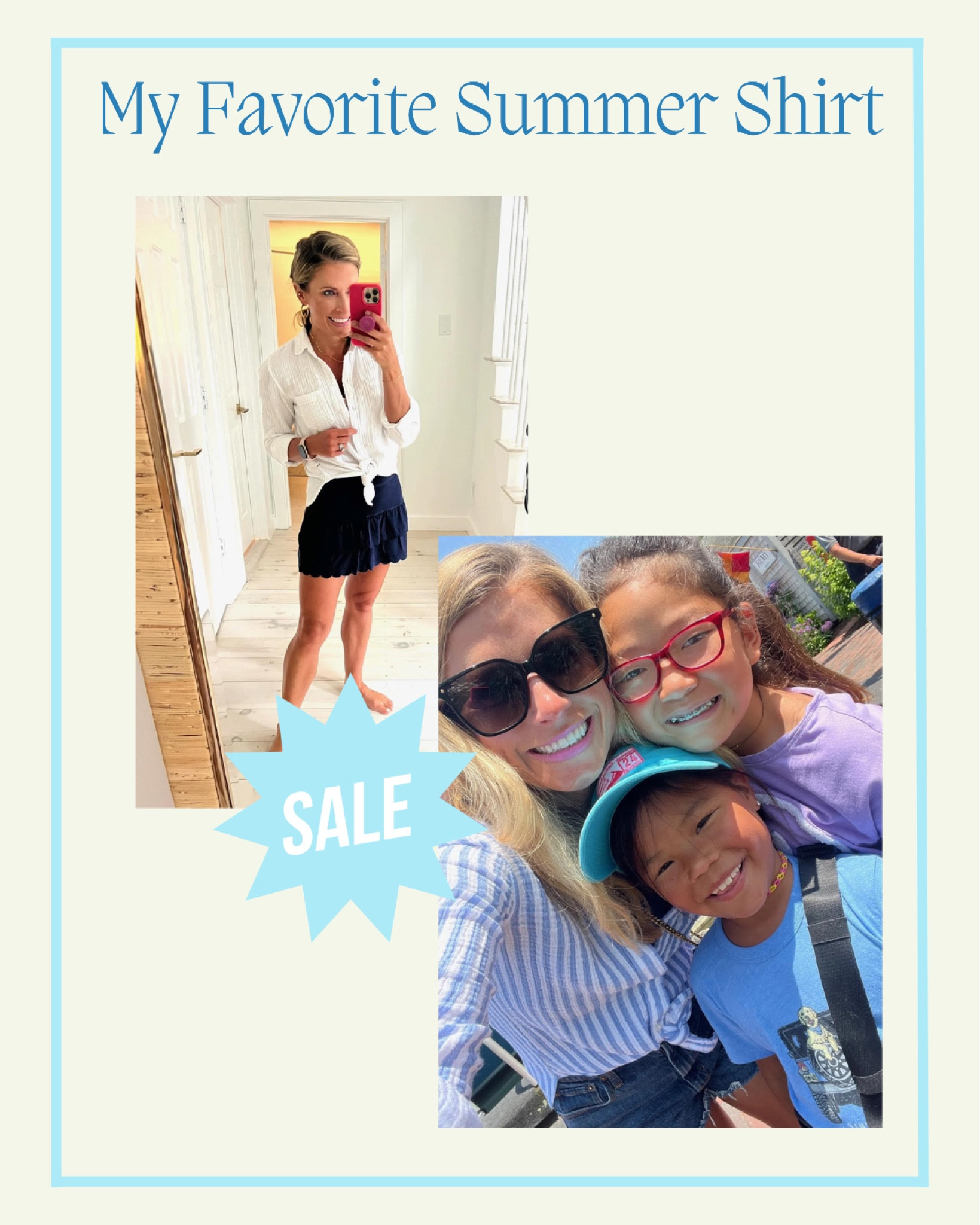 I love a good staple shirt for my summer wardrobe!! This one is currently on SALE! 

#LTKsalealert #LTKFind #LTKstyletip