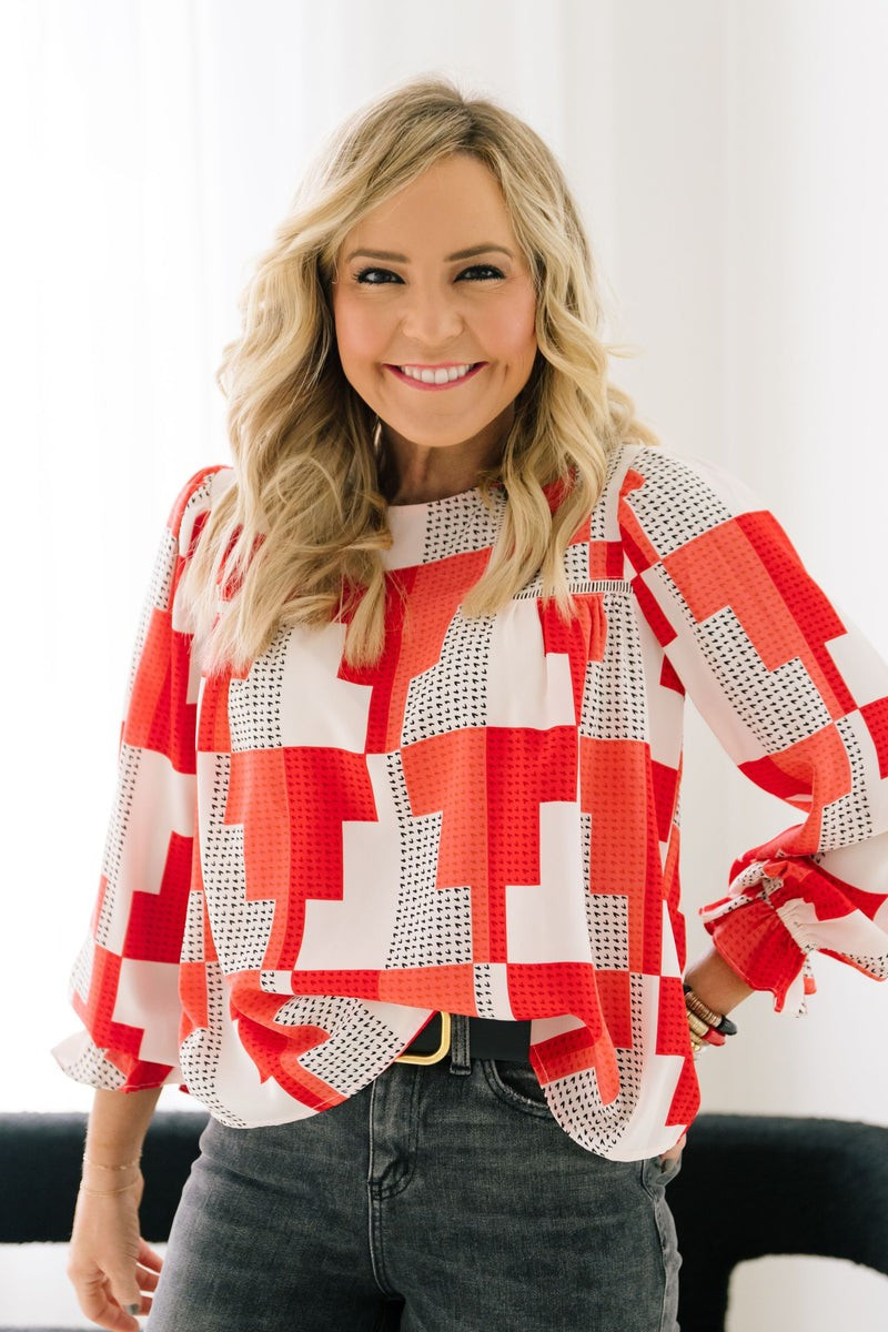 Alana Top- Red | Avara