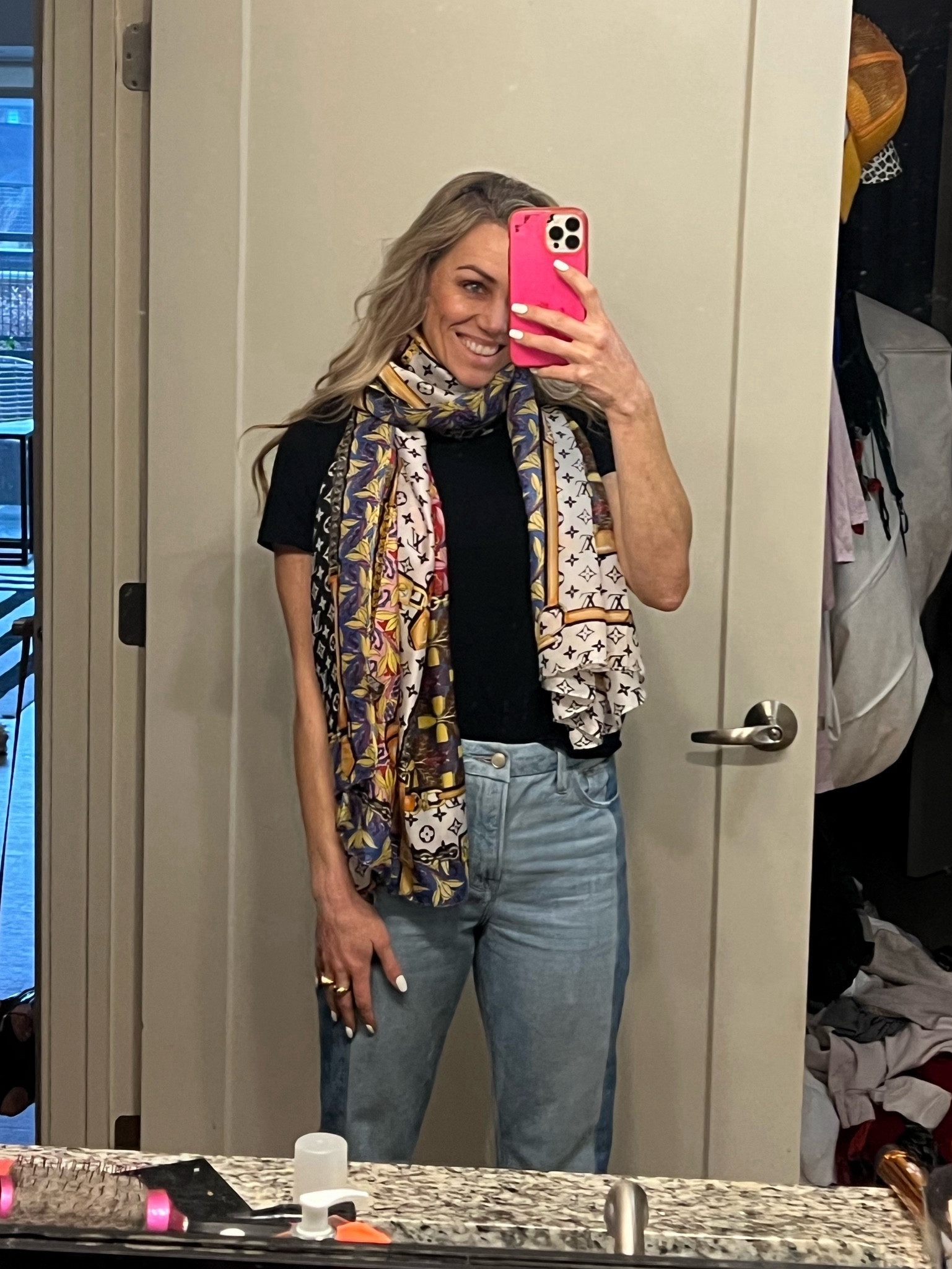 Dress up basic tees with tones. 

#LTKstyletip