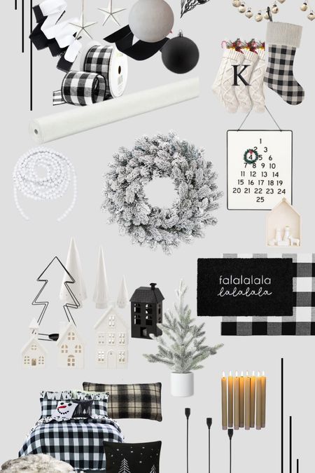 Black & White Holiday Decor Guide, part 1  This was such a fun one! You could take it so many directions. 

#LTKHoliday #LTKSeasonal #LTKhome