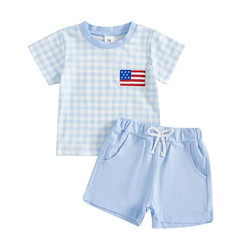 Football Baby Boy Girl Outfit Toddler Rugby Embroidery T Shirt Top Shorts Football Outfits Cute S... | Amazon (US)