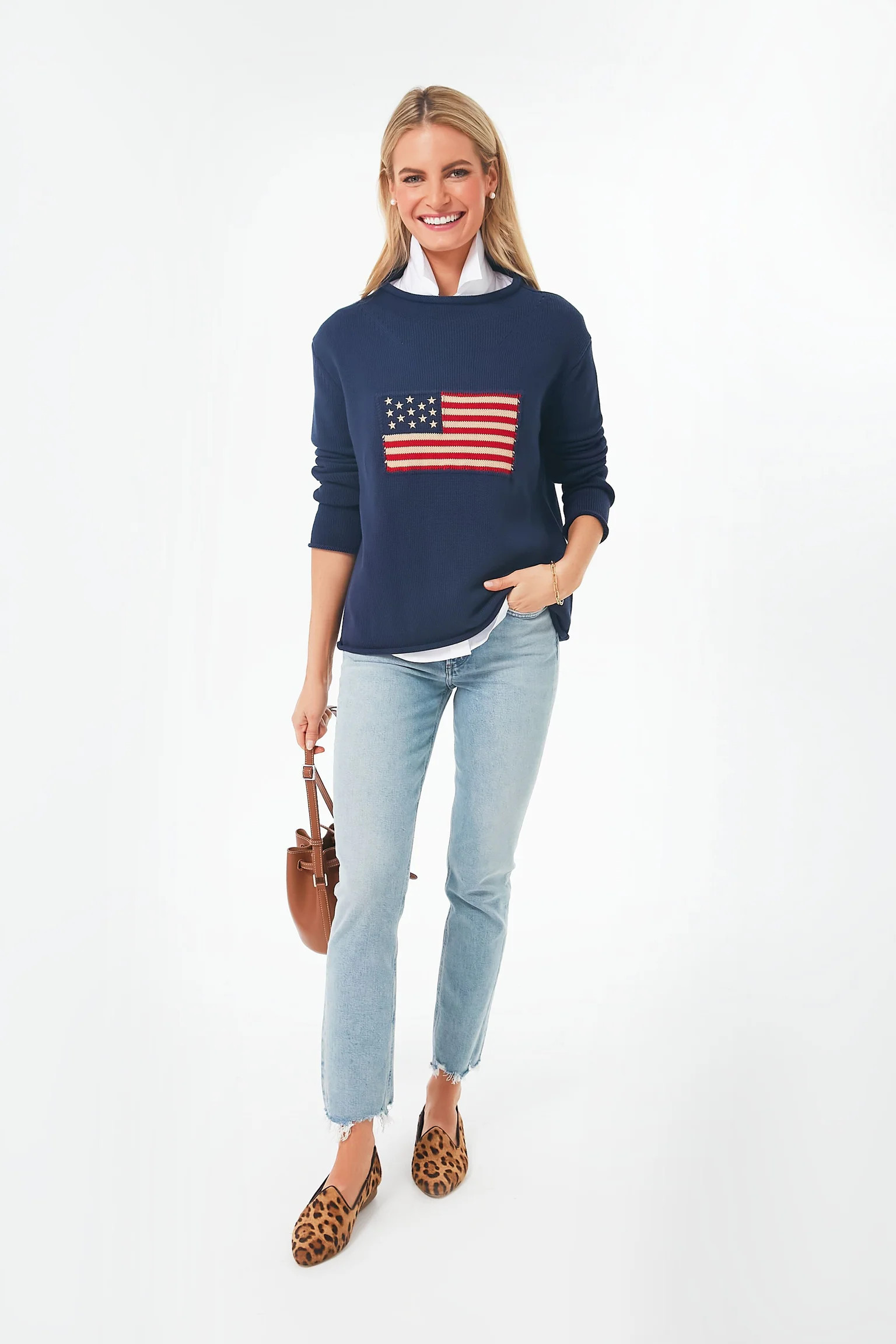 Navy Americana Sweater | Tuckernuck (US)