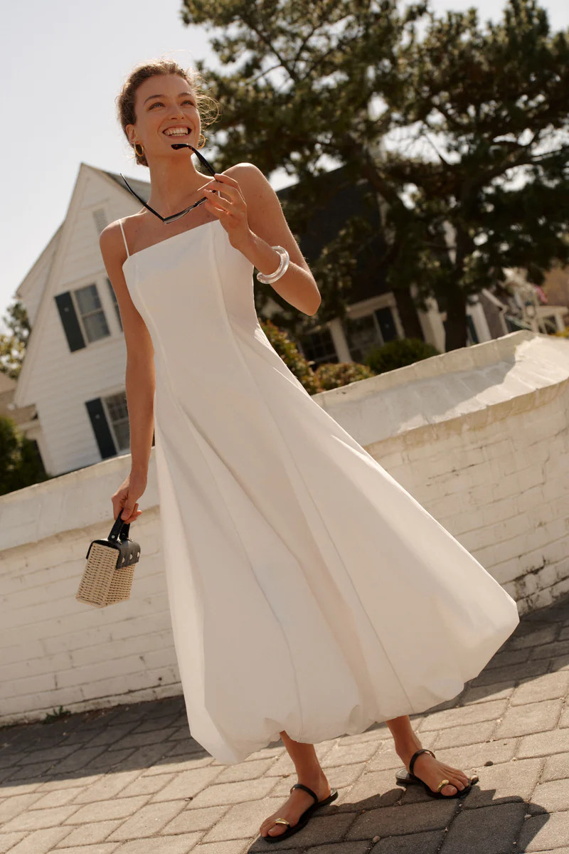 White Sylvie Maxi Dress | Tuckernuck (US)