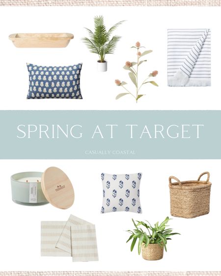 Sharing some of my favorite spring finds from Target, all $40 or less!
-
coastal home, coastal decor,, coastal home decor, spring decor under $50, spring home decor, target home decor, target spring decor, spring pillows, blue and white pillows, baskets, spring flowers, spring stems, faux stems, spring throw blanket, wood decorative bowl, studio mcgee decor, faux plants, faux palm trees, spring candles, coastal pillows, pillows under $25, pillows under $20

#LTKstyletip #LTKFind #LTKsalealert