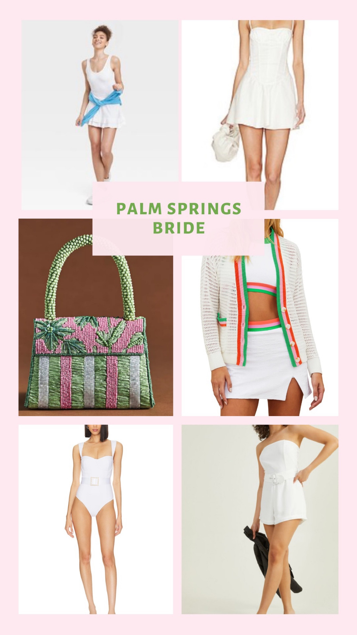 Escaping to Palm🌴🦩Springs for your bachelorette party weekend? These items should be in your shopping cart🛒 #palmspringsbeforethering #countryclubaesthetic

#LTKtravel #LTKstyletip #LTKwedding