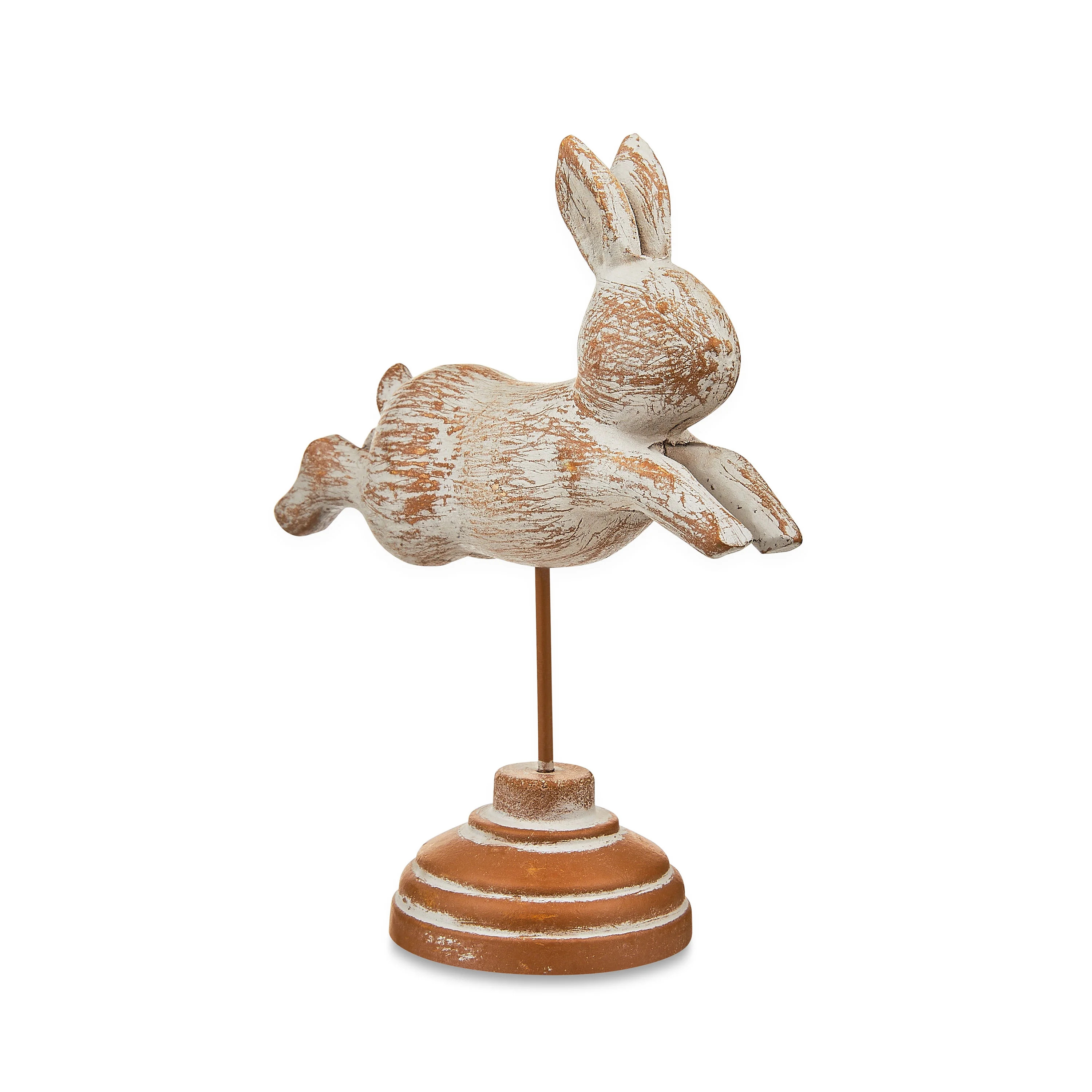 Easter Leaping Bunny Tabletop Decor, 7 in, by Way To Celebrate - Walmart.com | Walmart (US)