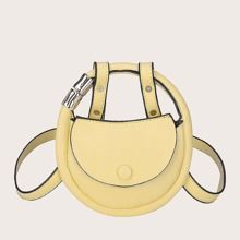 Girls Minimalist Flap Satchel Bag | SHEIN