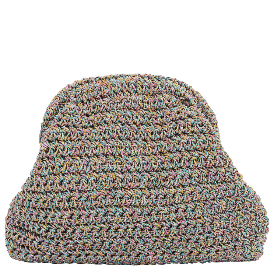 Maria La Rosa Rainbow Ladies Mini Game Metallic Crochet Clutch | Jomashop.com & JomaDeals.com