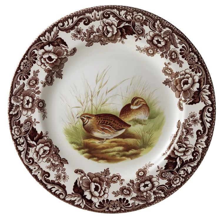 Spode Woodland Quail 11" Bone China Dinner Plate | Wayfair North America