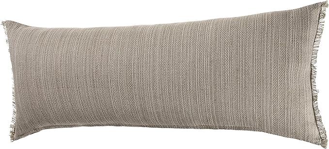 LR Home Polyester Neutral Tan Lumbar Throw Pillow, 1 Count (Pack of 1) | Amazon (US)