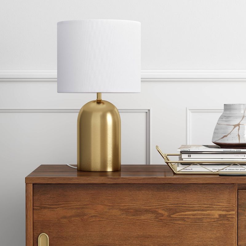 Dome Collection Accent Lamp Gold (Includes LED Light Bulb) - Threshold™ | Target