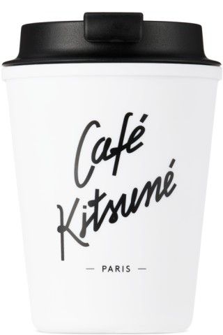 Maison Kitsuné - White 'Café Kitsuné' Tumbler | SSENSE