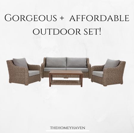 Under $1000 for the set!! 

Love this gorgeous outdoor furniture! Perfect amount of modern meets traditional!

Outdoor furniture 
Patio furniture 
Home
Front porch inspo
Deck furniture 
Pool
Outdoors
Home decor
Summer decor
Summer
Summer outfits
Summer dresses
Walmart
Walmart home
Walmart finds 

#LTKSeasonal #LTKfamily #LTKhome