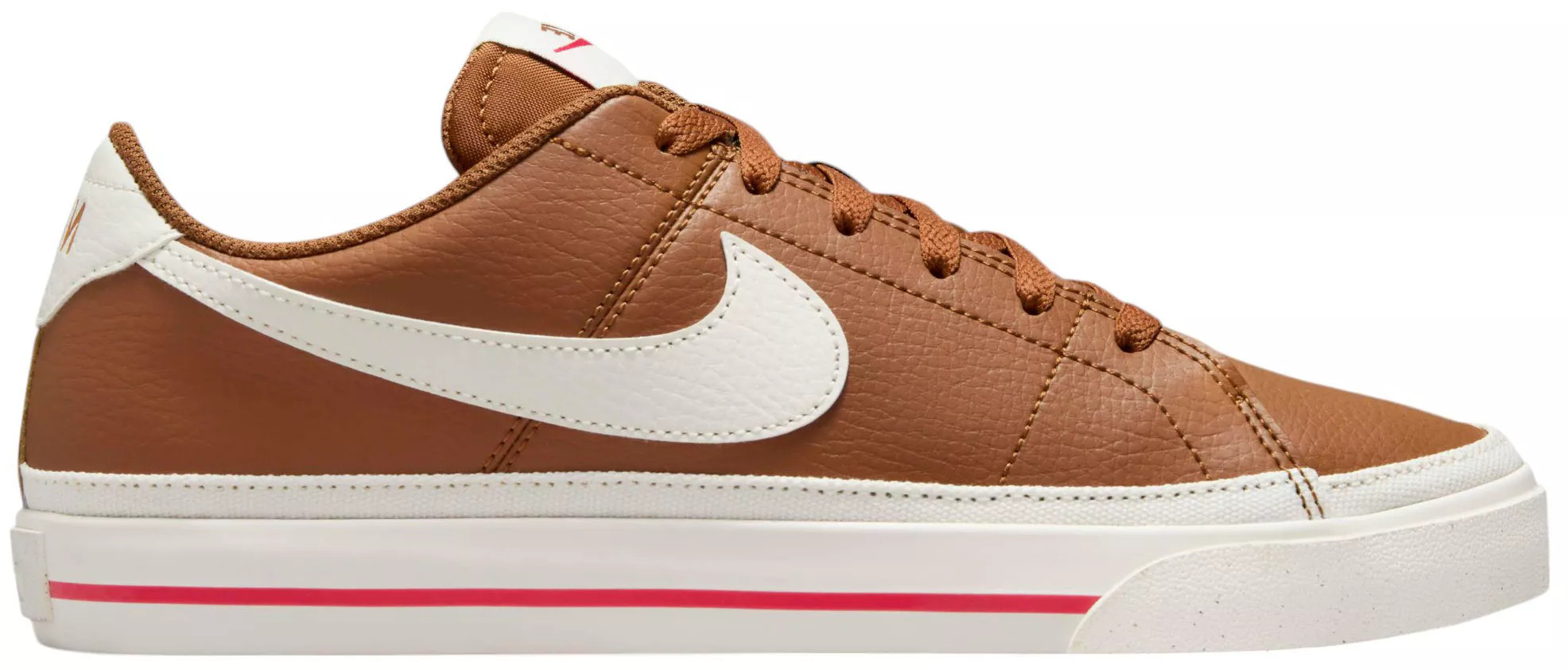 Nike Women's Court Legacy Shoes, Size 6.5, Tan/Red | DICK'S Sporting Goods