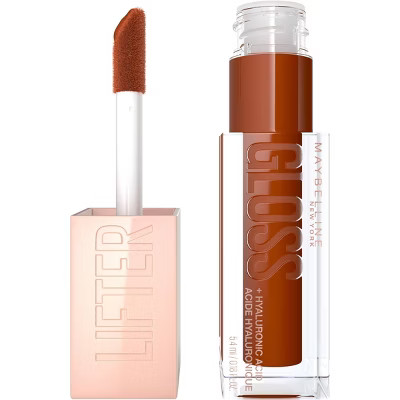 Maybelline Lifter Gloss Plumping Lip Gloss with Hyaluronic Acid - Caramel - 0.18 fl oz | Target