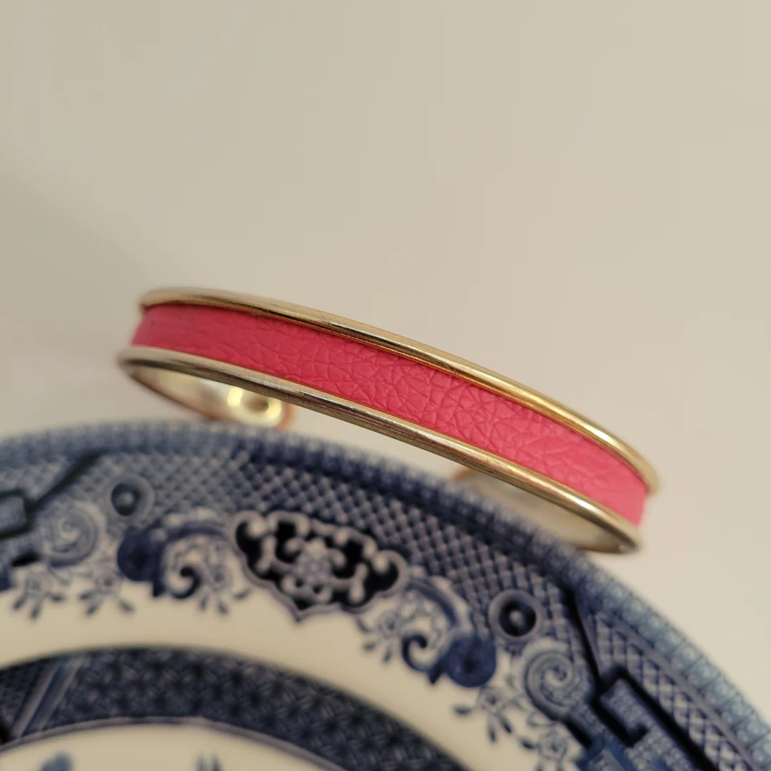 Skinny Hot Pink Cuff Bracelet - Etsy Canada | Etsy (US)