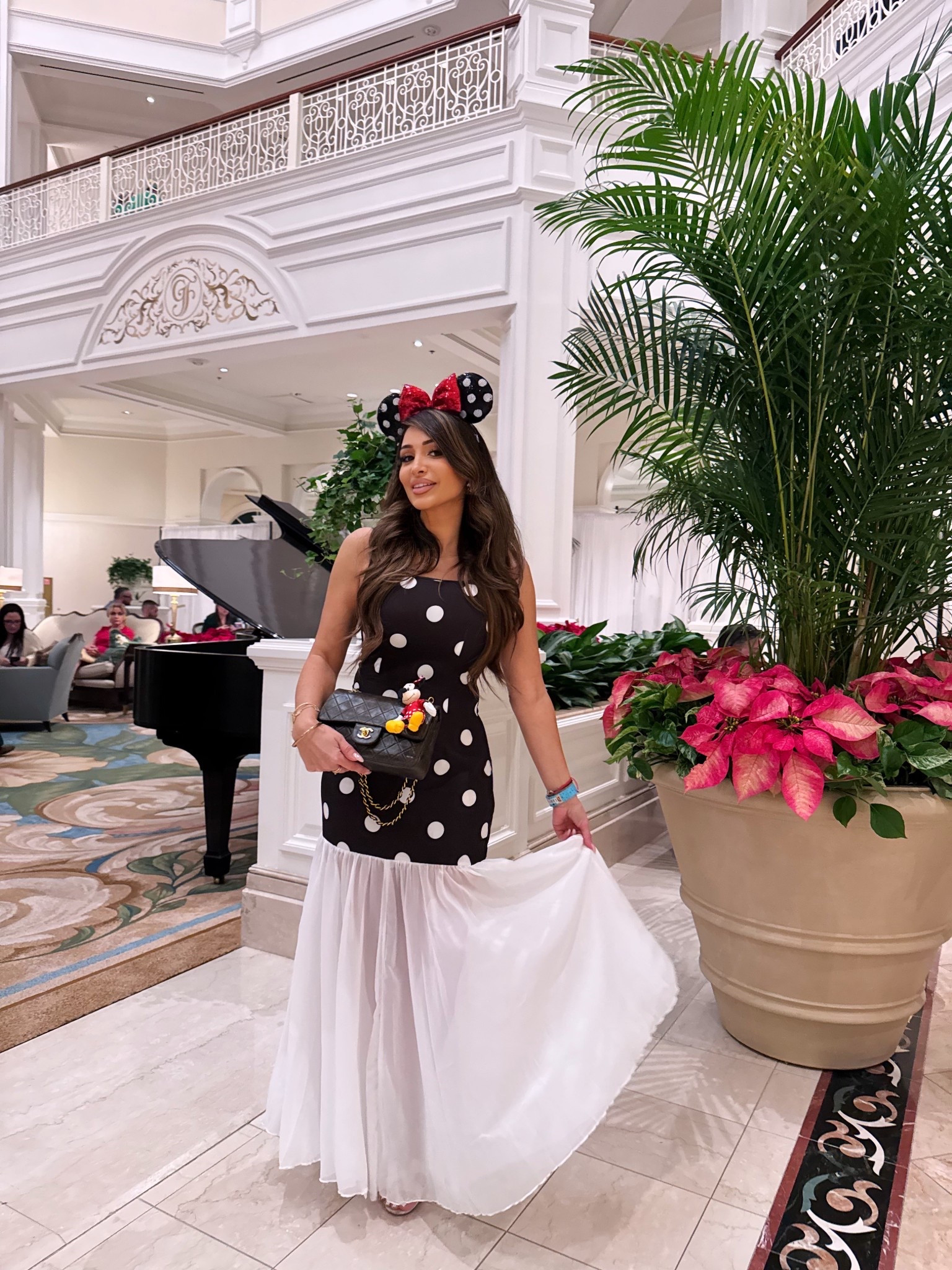 Minnie style 
Perfect polkadot dress 
Holiday Disney 
Minnie Mouse outfit 

#LTKHoliday #LTKootd #LTKgrwm