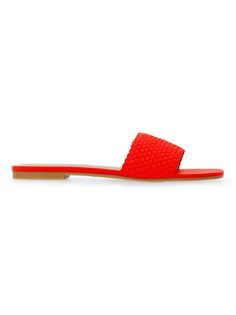 Time and Tru Women's Quilted Slide Sandal | Walmart (US)