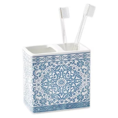 Capri Medallion Toothbrush Holder | Bed Bath & Beyond