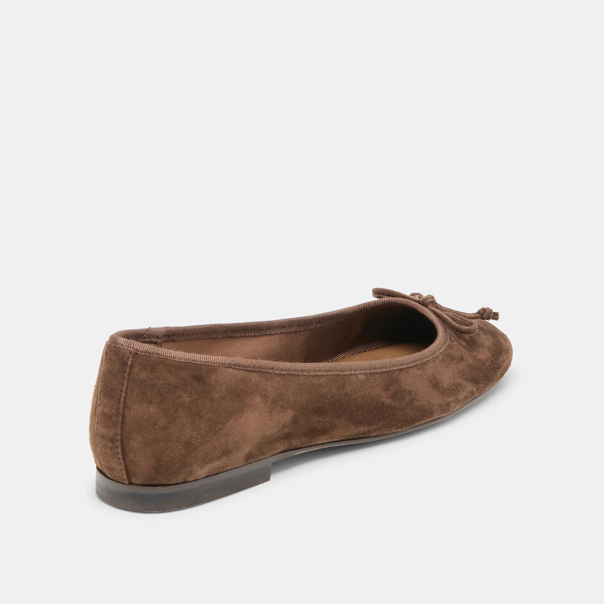 Ritla Dk Brown Suede Ballet Flats | Dolce Vita | DolceVita.com