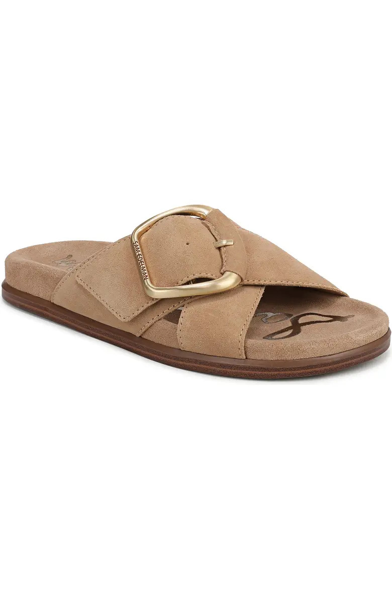 Sam Edelman Darla Slide Sandal in Cyprus Tan Multi at Nordstrom, Size 8 | Nordstrom