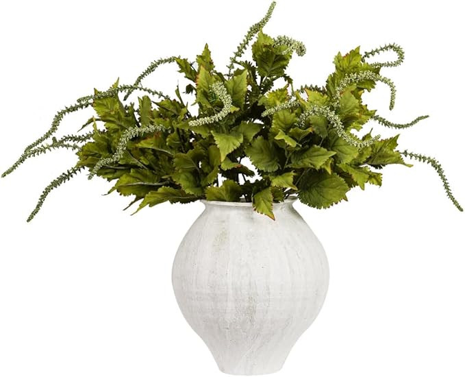Melorca&Guilla Artificial Plants,6Pcs 33inch Faux Greenery Stems,Faux Branches for Vase, Artifici... | Amazon (US)