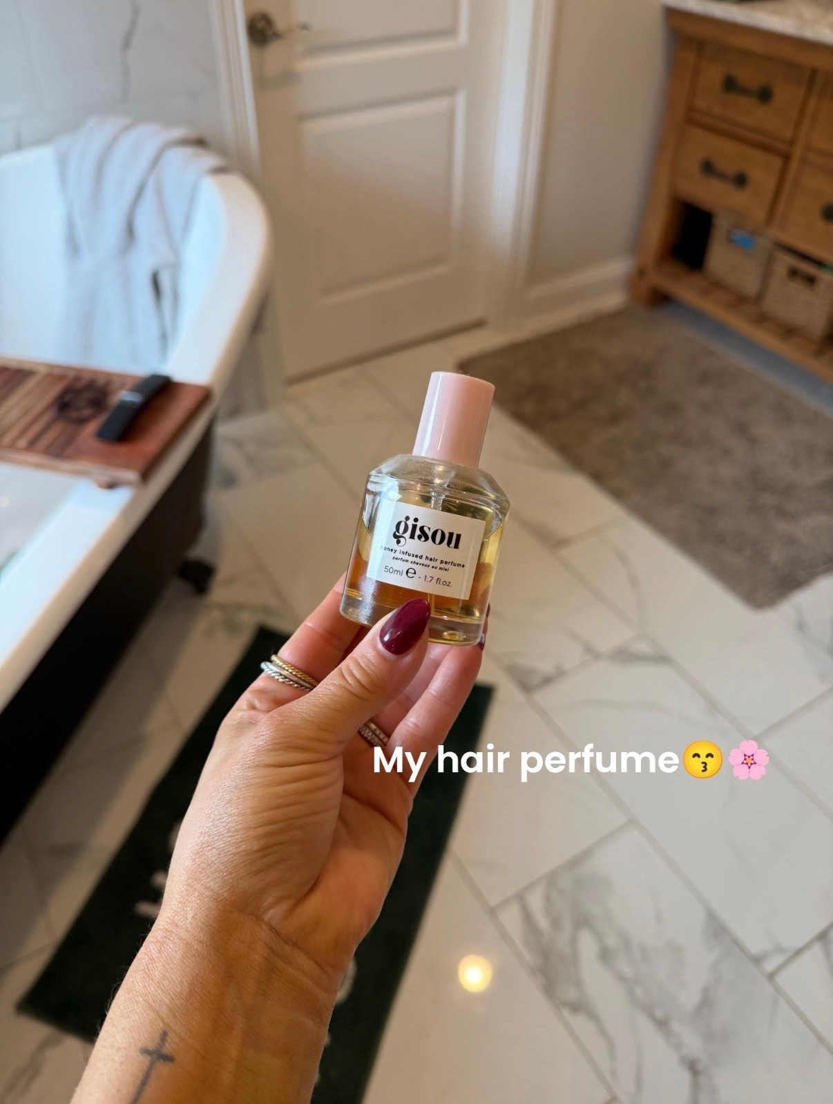 My hair perfume! I use this everyday after styling. It smells so amazing and fresh.

#LTKgrwm #LTKselfcare #LTKBeauty
