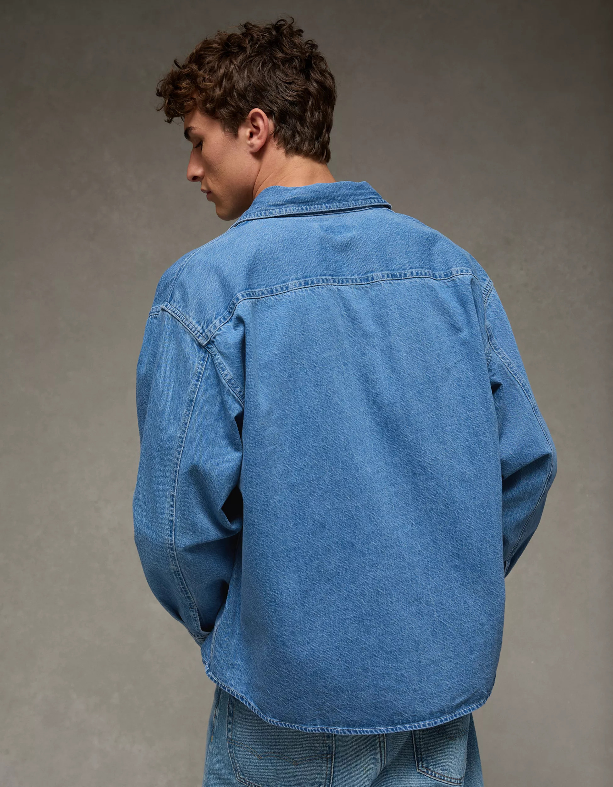 AE Everyday Denim Shirt | American Eagle Outfitters (US & CA)