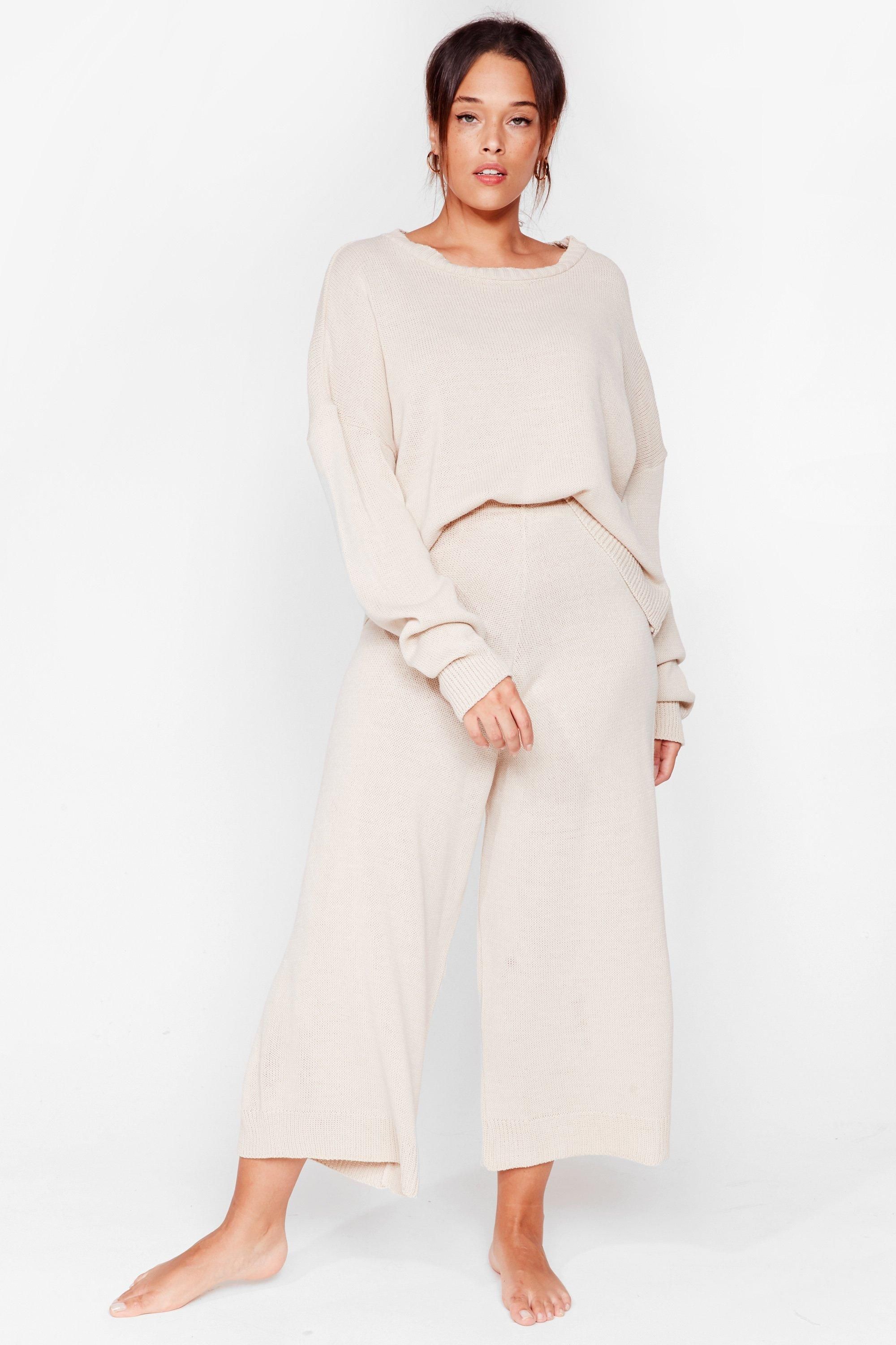 You've Met Your Match Plus Knitted Lounge Set | Nasty Gal (US)