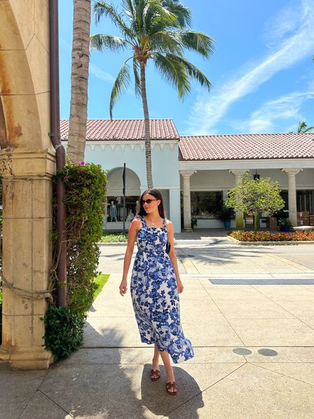 Shopping ootd!💙 My sundress is from Amazon! 