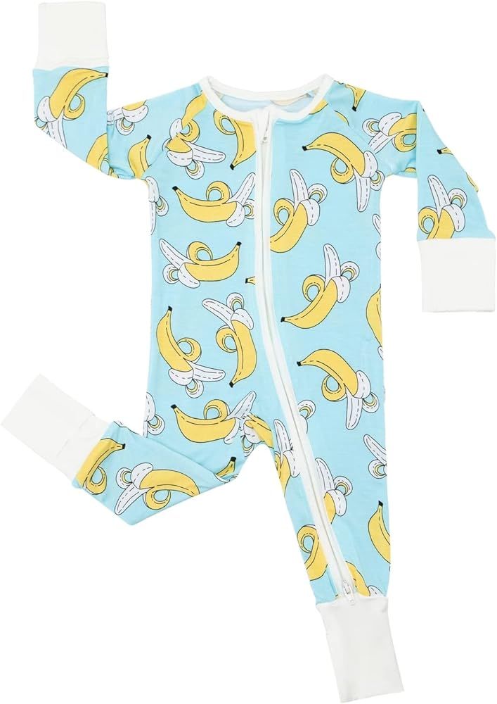 Little Sleepies Zipper Pajamas for Baby Boys and Girls, Double 2-Way Zipper with Mitten Cuffs, Vi... | Amazon (US)