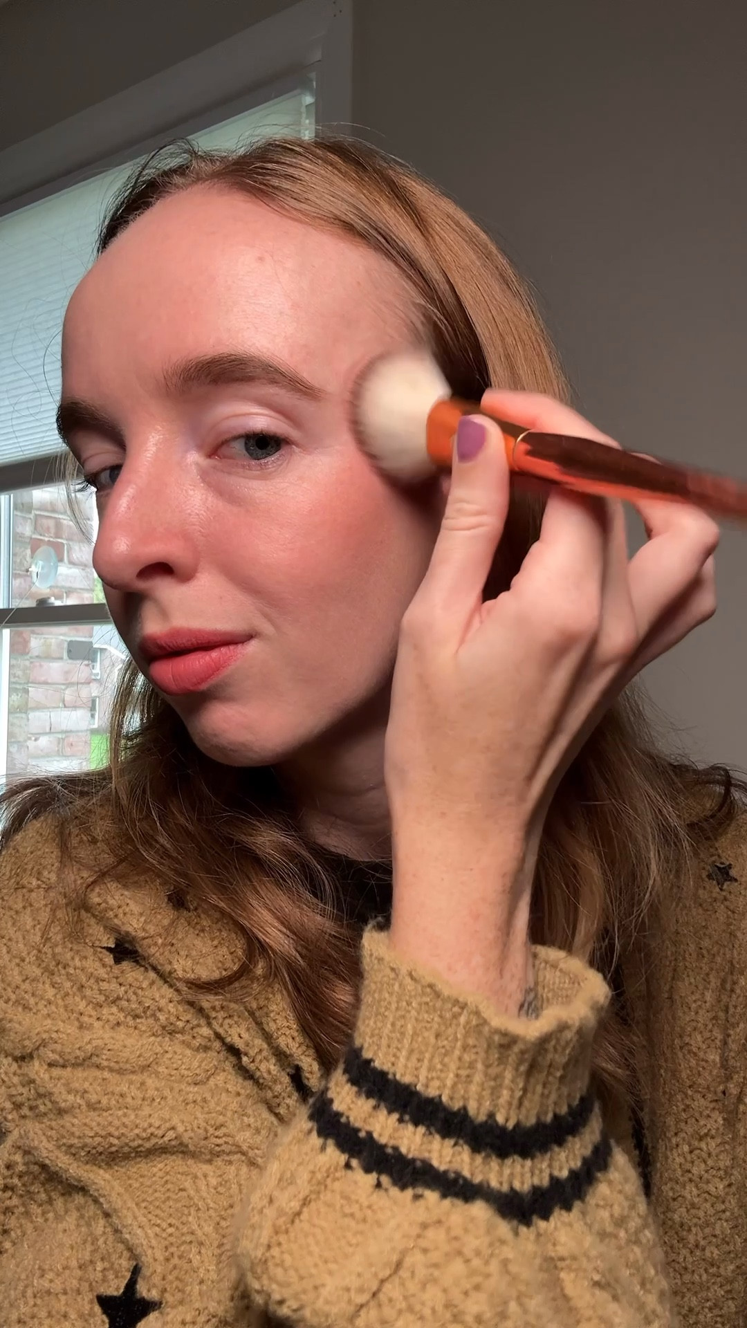 THAT PEACH THO 🍑
This is the Bare Minerals Gen Nude Powder Blush in the shade That Peach Tho. 

It’s a pigmented and easily buildable powder blush that gives a blurring matte finish. I love the Gen Nude line from Bare Minerals - and I love that the brand is a clean beauty brand. 

This shade is definitely more playful than my typical go-to shades, but I think it can be used in cooler months in addition to the summer if you pair it well with brown tones for the rest of your makeup! 

There’s also a bunch of other lovely shades, from dusty mauves to bold berries  

#LTKBeauty