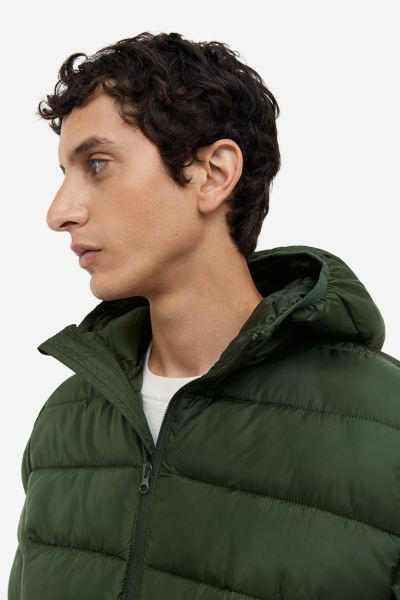 Lightweight Puffer Jacket - Light gray - Men | H&M US | H&M (US + CA)