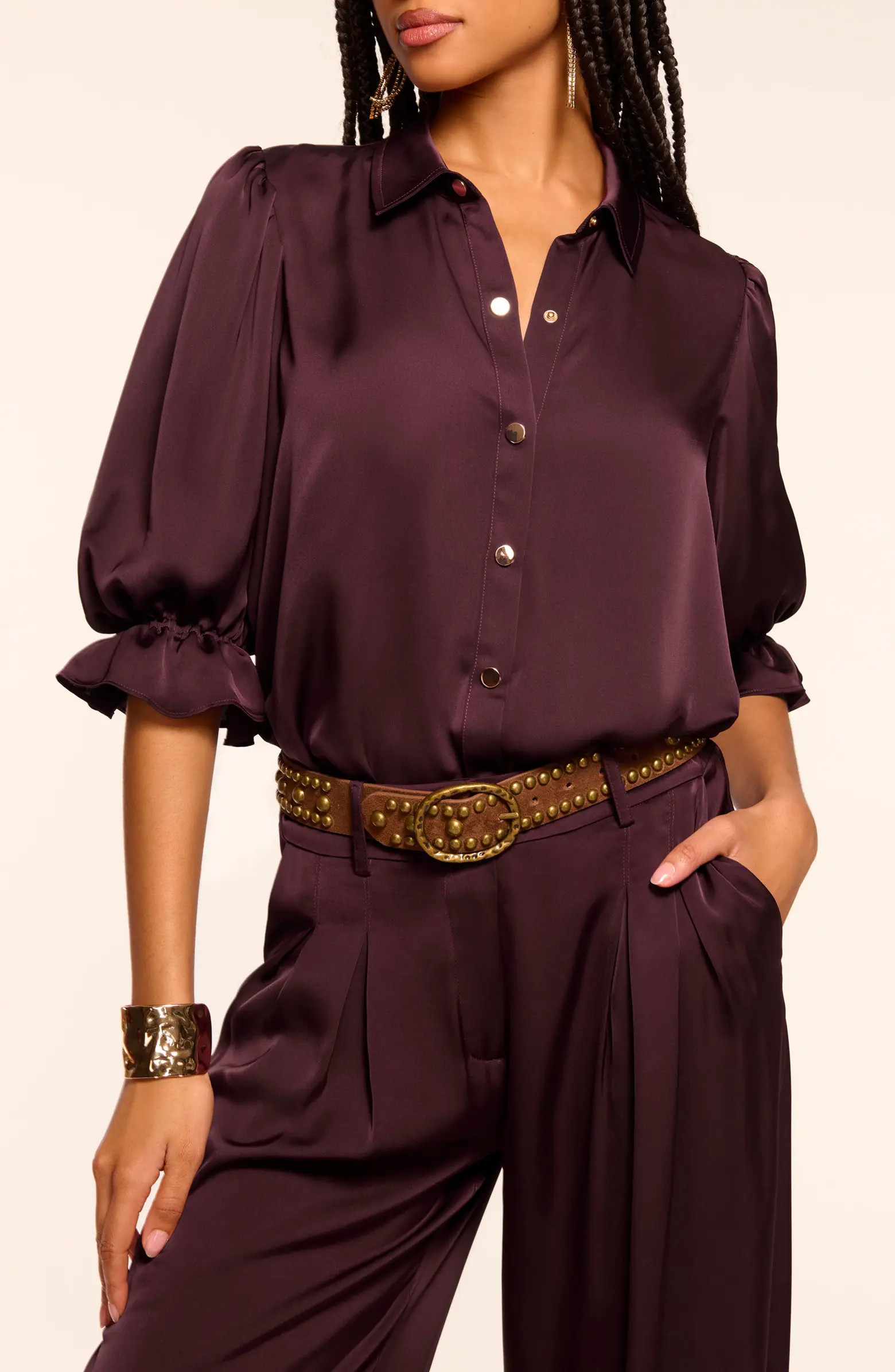 Ramy Brook Dina Matte Satin Bodysuit | Nordstrom | Nordstrom