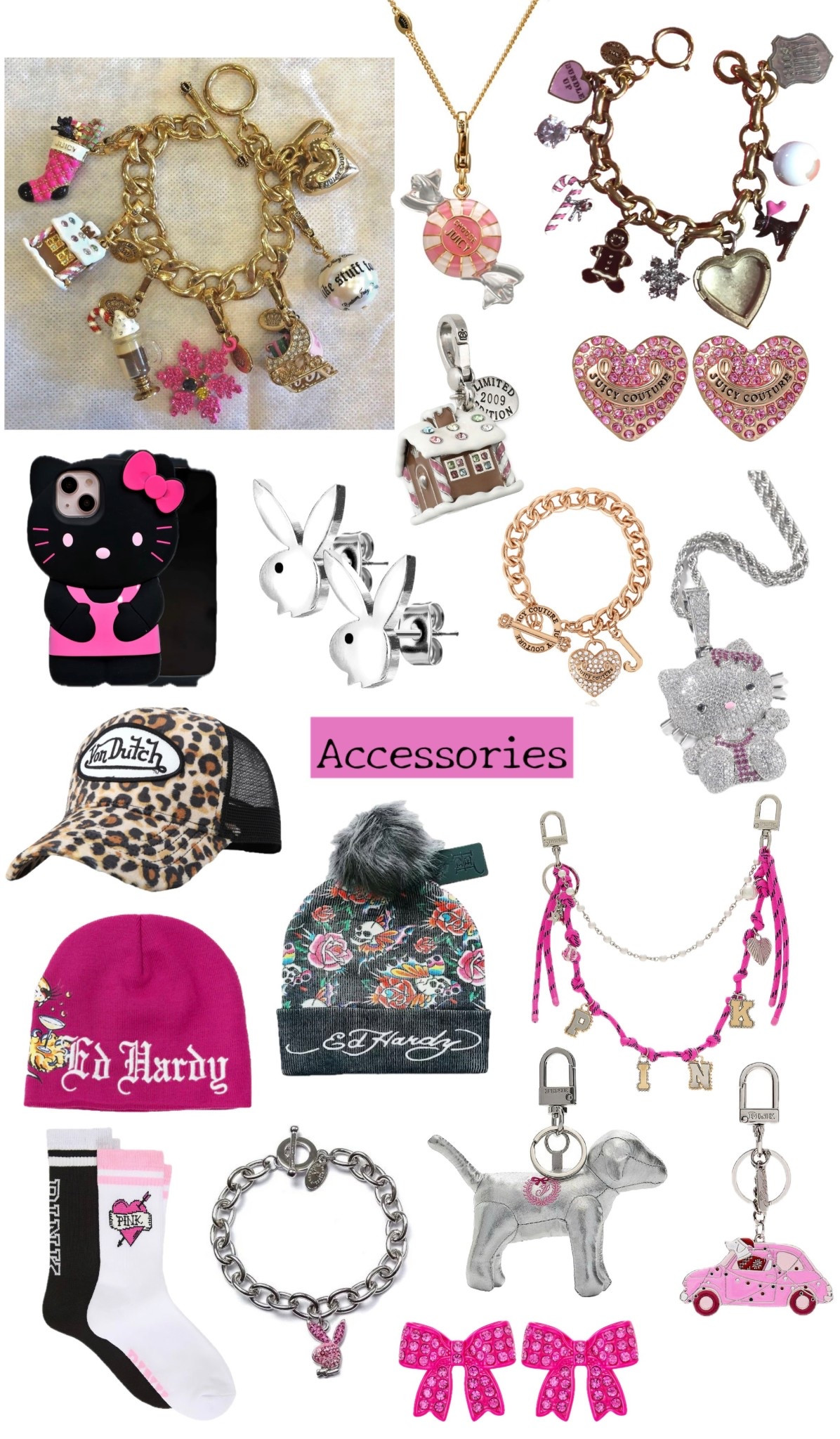 Y2K Accessories wishlist inspo ❄️ check my Linktree for more exact items 

#LTKholiday #LTKgiftguide