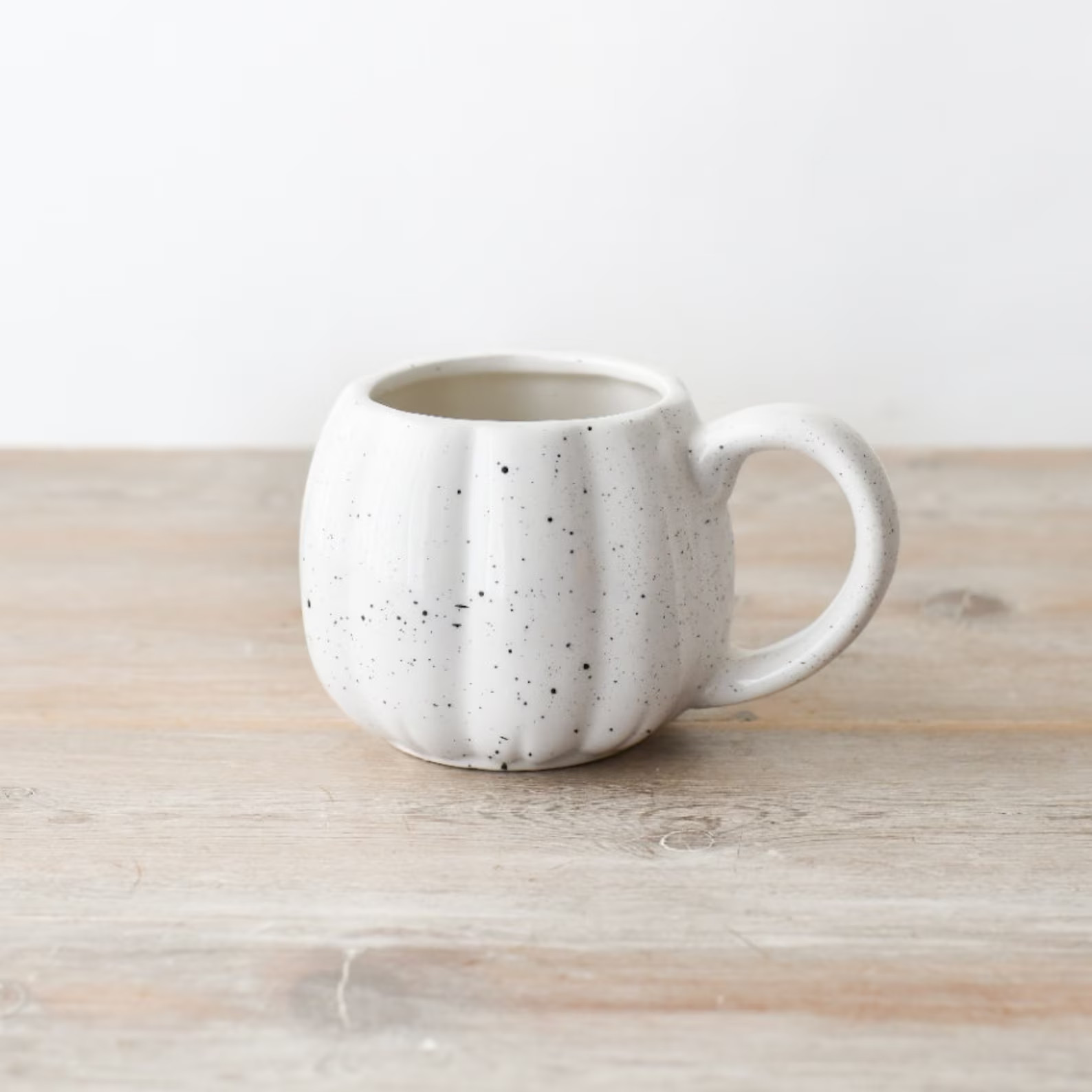 White Speckled Pumpkin Mug - Etsy | Etsy (US)