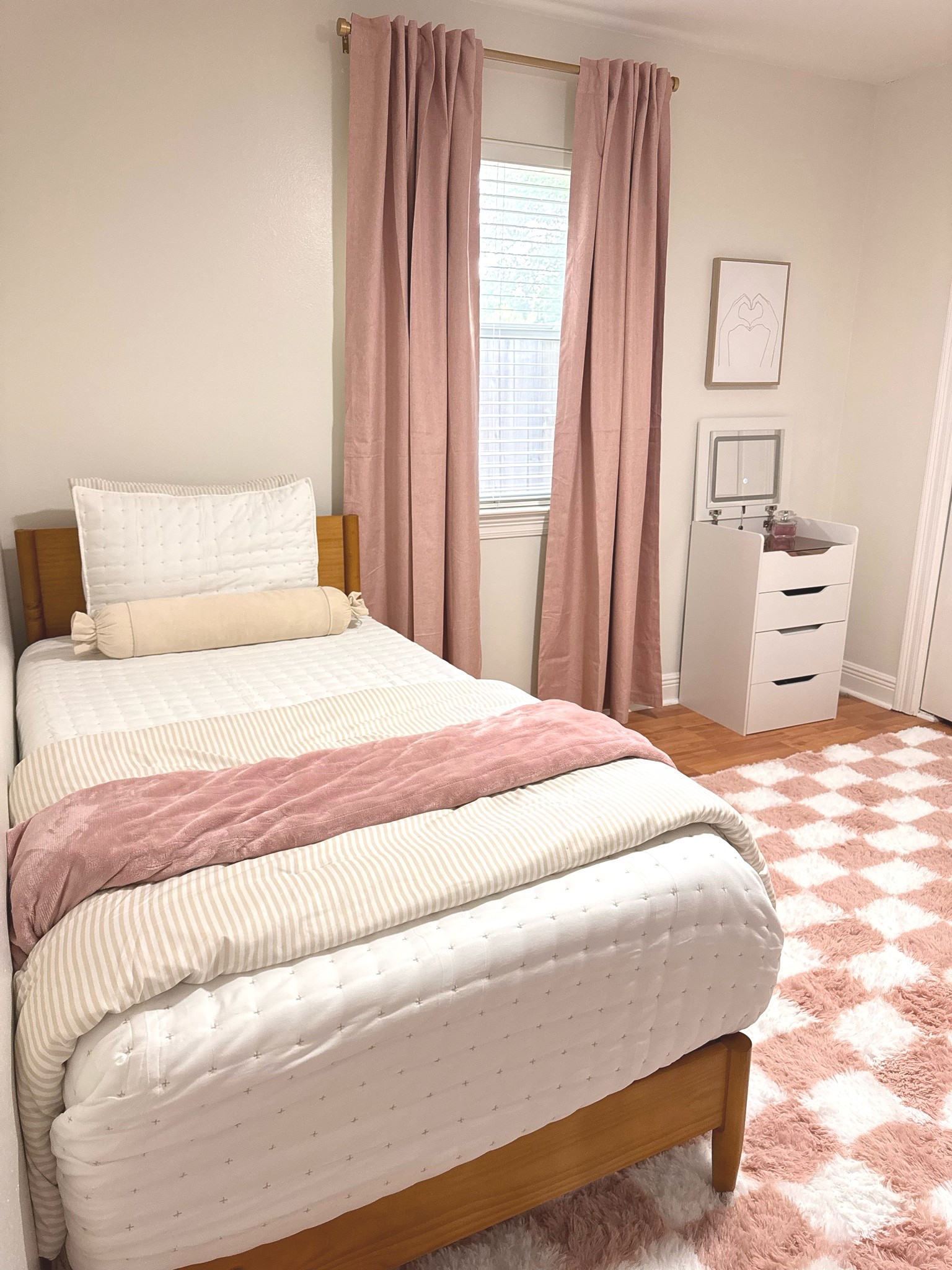Blush is the new…pink! My granddaughter’s room design in her new home is adorable. Cream and blush tones make the typical little girl pink a little more grown up.  #girlsroom

#LTKHome #LTKKids