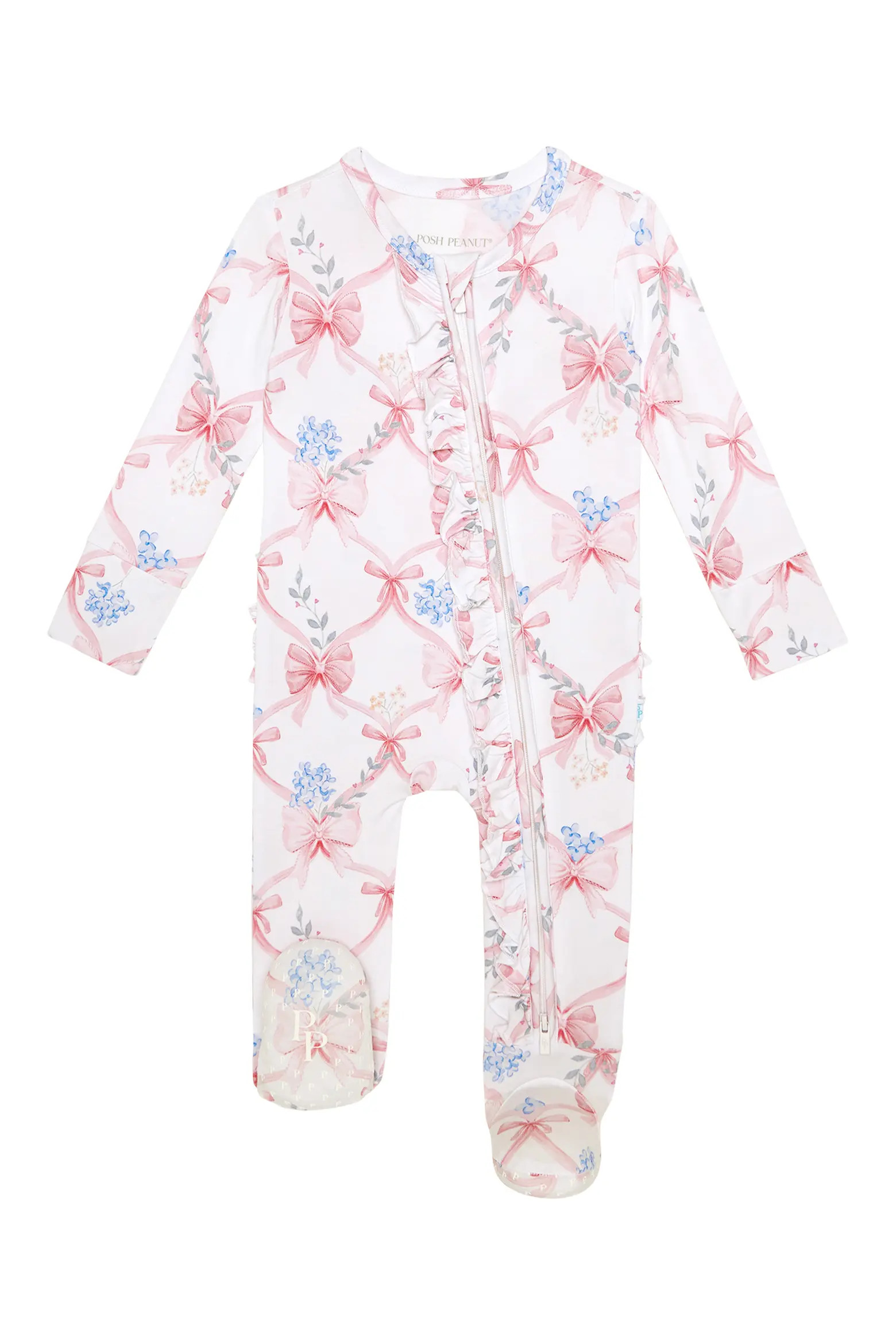 Ruffled Zipped Footie (Women) | Nordstrom | Nordstrom