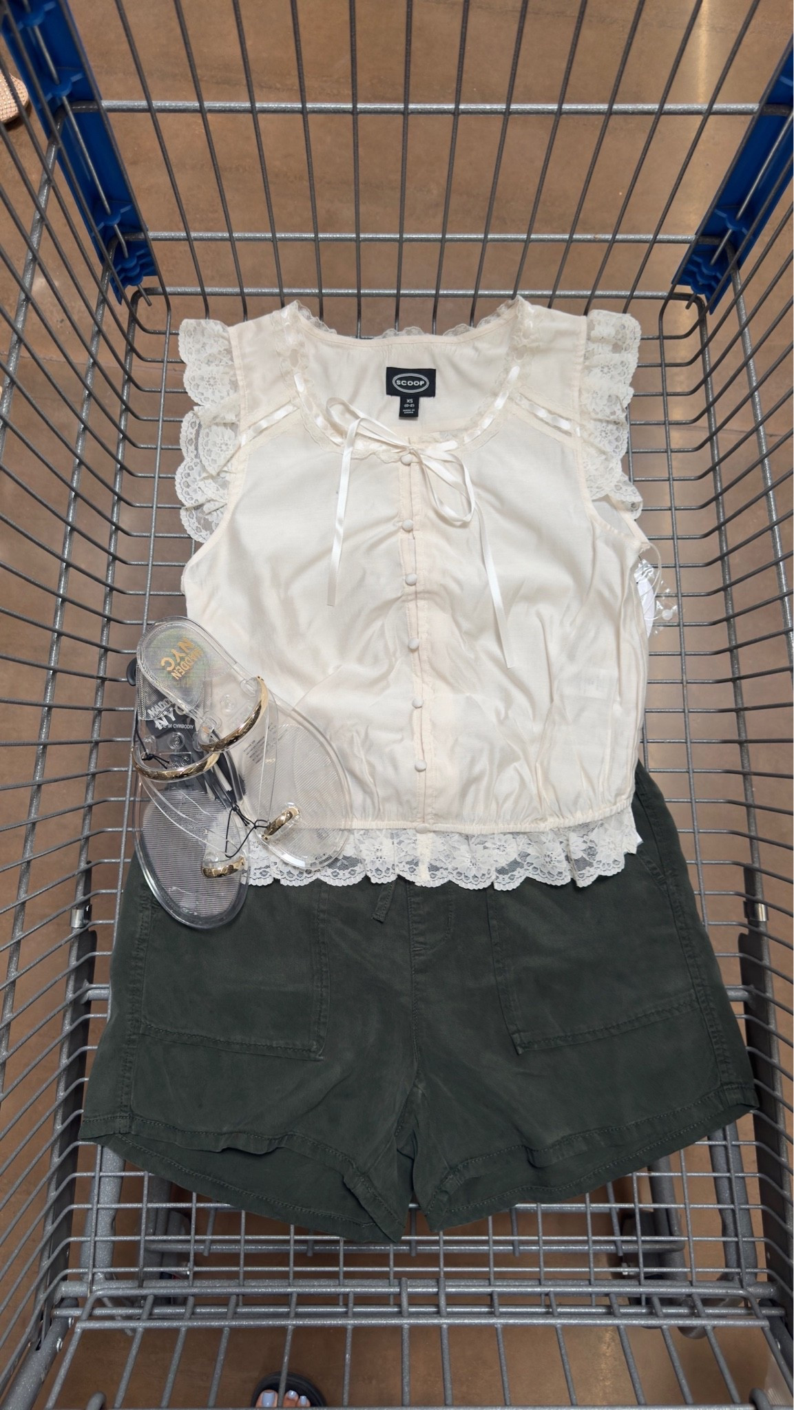 Breezy summer outfit inspo from Walmart! Love this lacy top

#LTKgrwm #LTKootd #LTKSeasonal