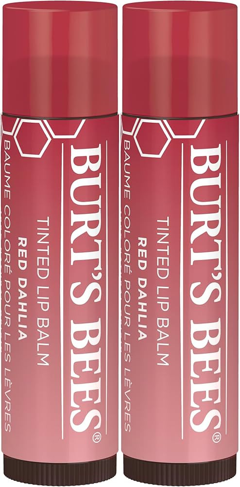 Burt's Bees Lip Tint Balm Stocking Stuffers Gifts, Long Lasting 2 in 1 Duo Tinted Balm Formula, C... | Amazon (US)