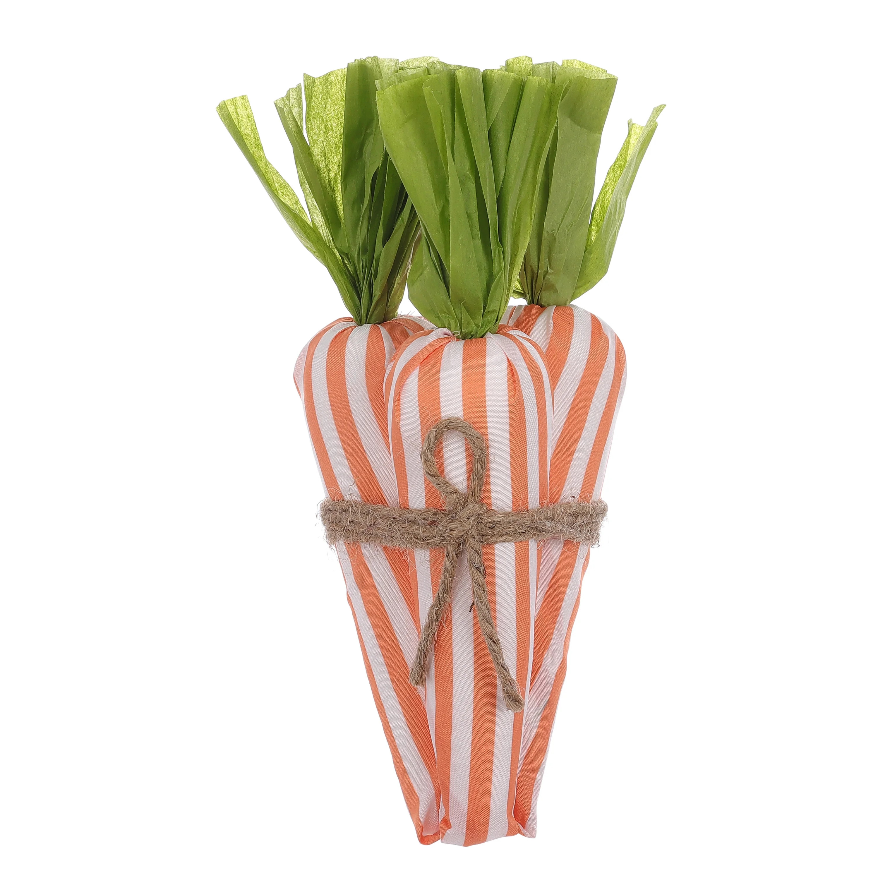 Way To Celebrate Easter Striped Fabric Carrots - Walmart.com | Walmart (US)