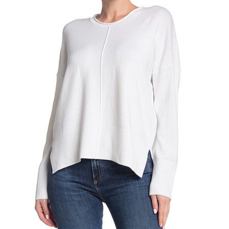 Mixpiju Womens Sweaters Blouses for Women Trendy Womens Fashion Solid Long Sleeve Sweater O-Neck Spl | Walmart (US)