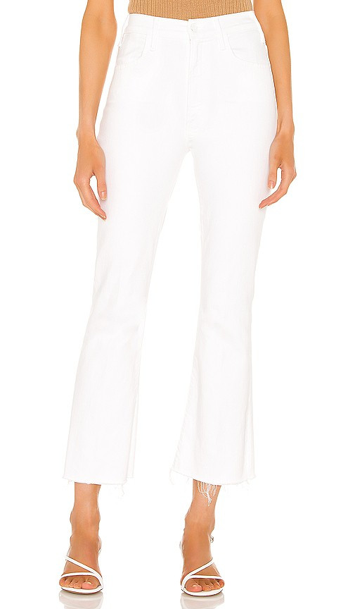 MOTHER The Hustler Ankle Fray Jeans in White. - size 29 | Revolve Clothing (Global)