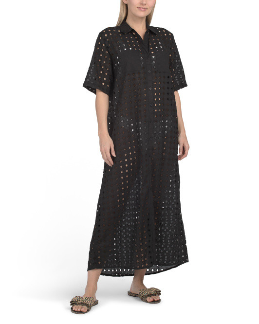 Cotton Eyelet Cover-up Dress | Cover-ups | Marshalls | Marshalls