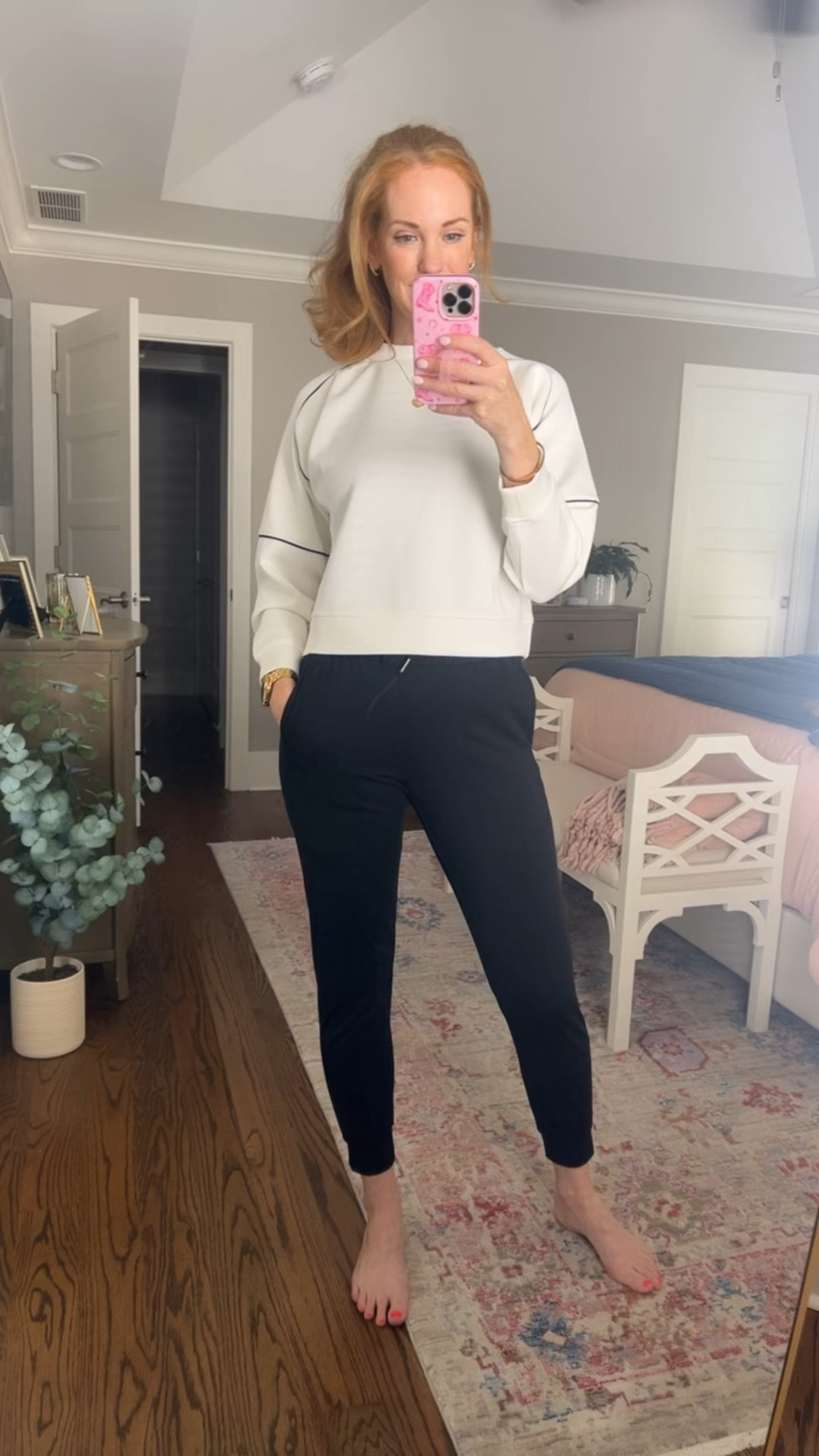 Saturday comfies to get the house decorated for fall! 
This Target sweatshirt of 10/10! So soft and such cute detail. And I’ve had these CRZ Yoga joggers for years and still love them so much! 

#LTKSeasonal #LTKVideo #LTKActive