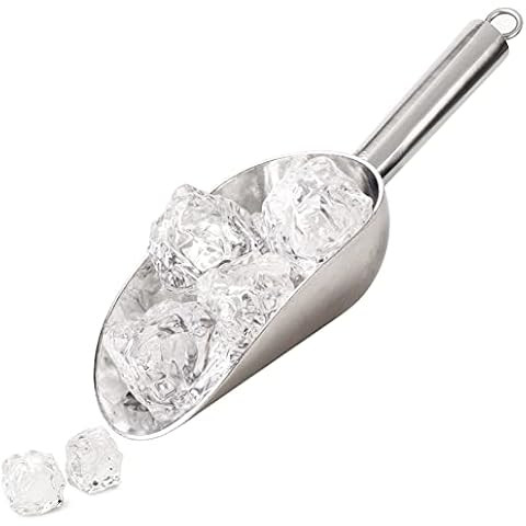 New Star Foodservice 34509 One-Piece Cast Aluminum Round Bottom Bar Ice Flour Utility Scoop, 5-Ou... | Amazon (US)